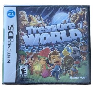 Treasure World (Nintendo DS, 2009) Brand New Factory Sealed‎
